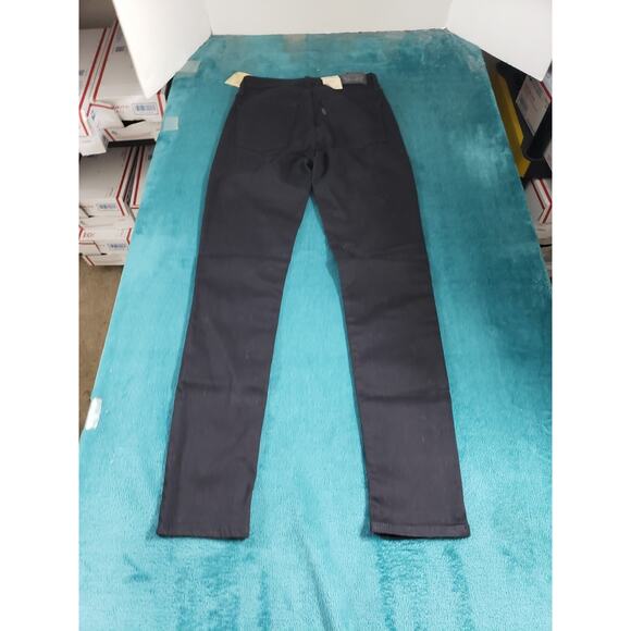 Levis 721 Jeans Size 4 Womens Black Pants Stretch Denim High Rise Skinny NWT - Picture 14 of 16